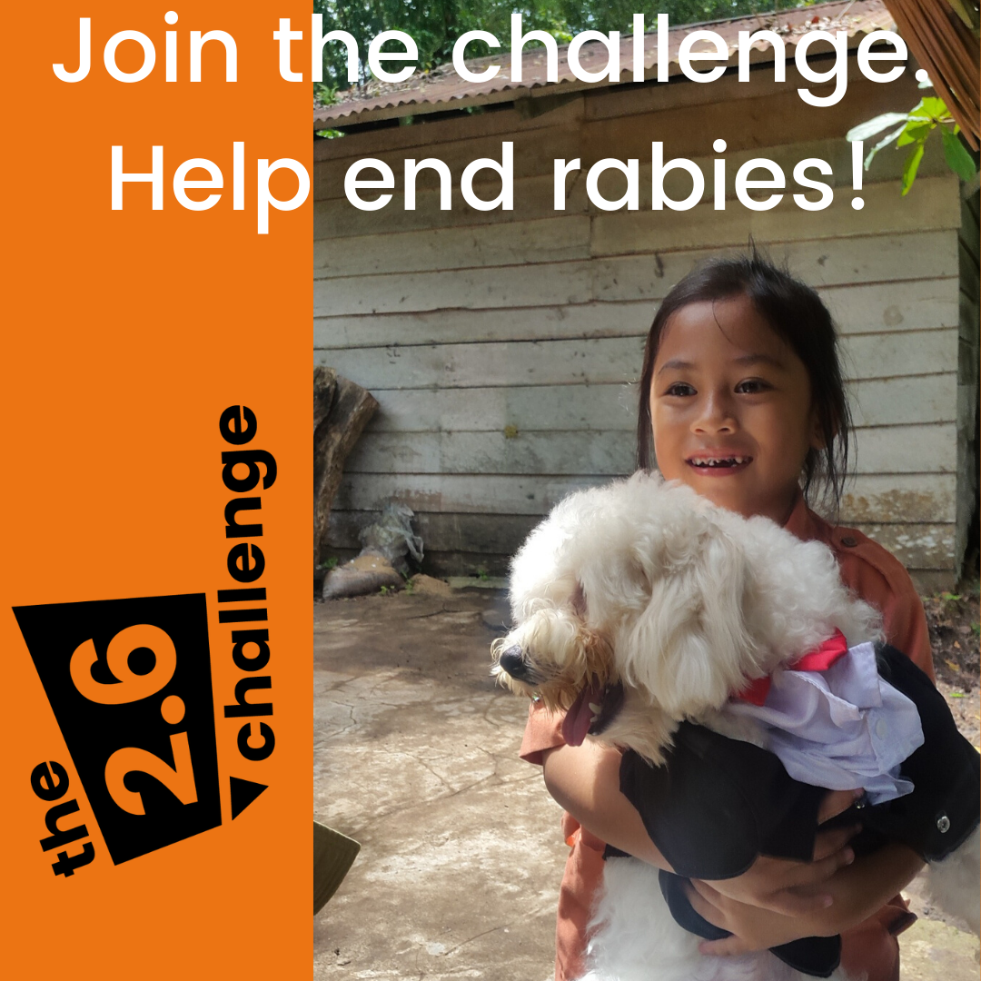 Help to save children and animals by joining the 2.6 challenge