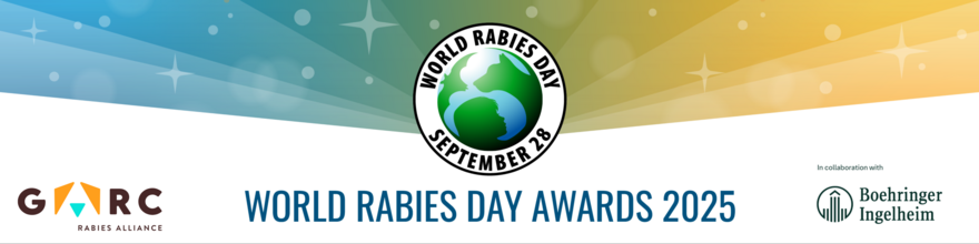 Page banner reading "World Rabies Day Awards 2025"
