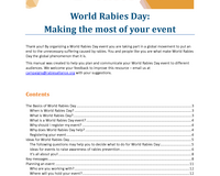 World Rabies Day event organizer's toolkit 2021. GARC