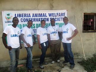 Liberia Animal Welfare & Conservation Society, a shortlisted nominee for the GARC World Rabies Day awards 2020