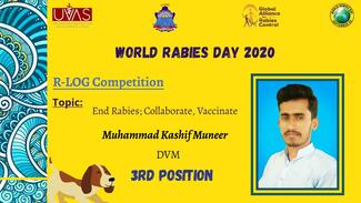 R-LOG Competition 3rd Position M. Kashif Muneer