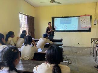 Rabies awareness program at Rampur Secondary School