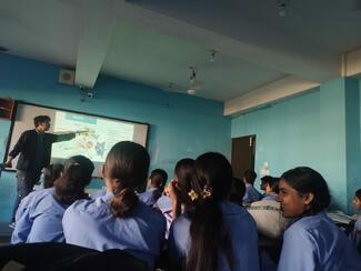 Here the presenter is presenting how rabies is transmitted and how it affects the CNS and sign and symptoms appear.