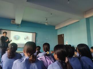 School awareness program on Rabies is done with the collaboration of Rotaract Club of Gaindakot and One Health Nepal on Narayani Public School, Chitwan. Program is done on 2 different classes where more than 100 students were present.