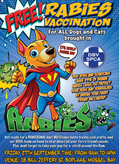 RABIES VACCINATION CAMPAIGN 27 SEPTEMBER 2024 IN MOSSEL BAY