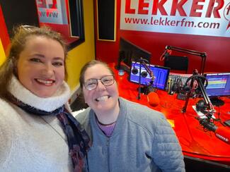 Ayla and Antoinique inside the studio