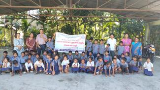 Active participation of schools in the awareness campaign