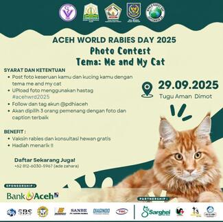 Photo Contest Aceh World Rabies Day 2025