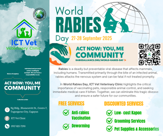 World Rabies Day 2025 at ICT Vet Veterinary Clinic 
