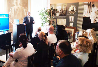 Professor Lalosevic gave a lesson