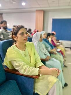Organizer of the event Dr mehreen 