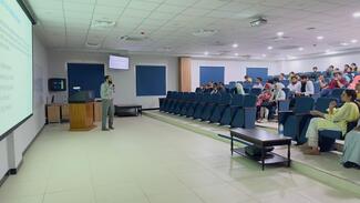Speaker and audience