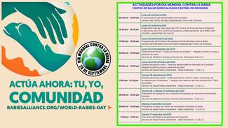 ACTIVIDADES DE LA SEMANA DE LUCHA CONTRA LA RABIA