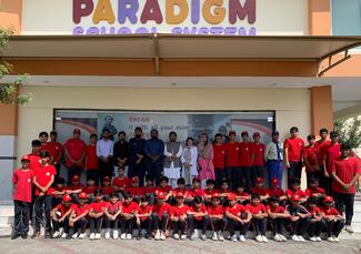 Group photo with Rabies Educators team of Aspiring Veterinarians.