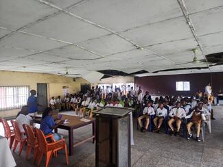 School awareness and public health talk with Students and staff of St Pius x college, Bodo City, Rivers State