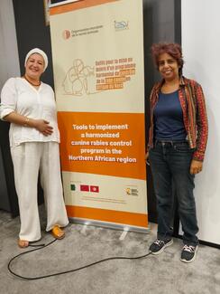 Dr. Layla Ramdani from the Ministry of Agriculture, leading the organization of the SARE workshops in collaboration with GARC.