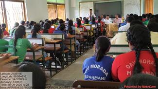 Awareness lecture to students of Odisha Adarsha Vidyalaya, Morada, Mayurbhanj 