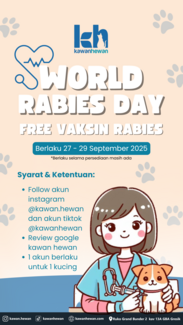 Kawan Hewan Petshop free rabies program