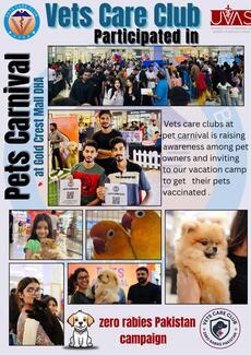 Participation in Pets Carnival at Gold Crest Mall DHA for raising awareness about Rabies among Pets Owners