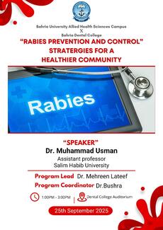 Flyer for Rabies event 