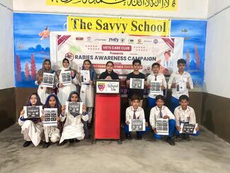 School visit for Rabies Awareness- The Savvy School Ghuinke Campus