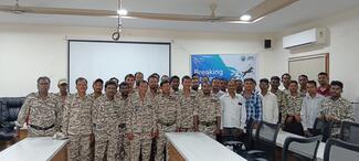 Training of the frontline staff of the Tadoba Andhari Tiger Reserve, Maharashtra