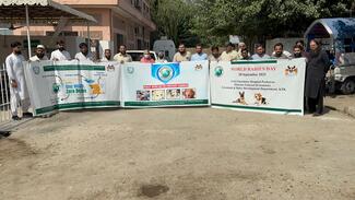 World Rabies Day Walk at CVH Peshawar