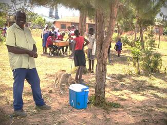 Vaccination campaign at Ching'ambo, Mzuzu