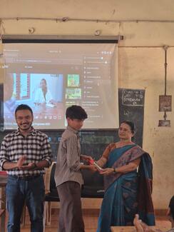 A quiz contest on rabies awareness 