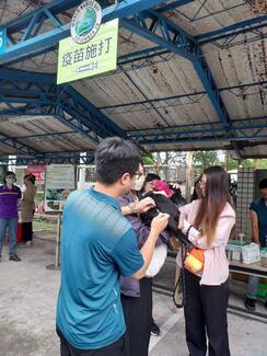 Overview of the event booth at Pingtung City, Taiwan
