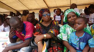 Présence des femmes d'Abobo à la cérémonie JMR 2025 en CI