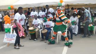 Sensibilisation sur la rage a Abobo, JMR 2025 en CI