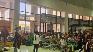 Health Education at Patient Registration Area in AIIMS Raipur