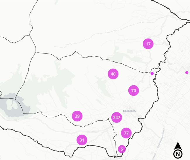 Amici Cannis education map using GARC Data Platform