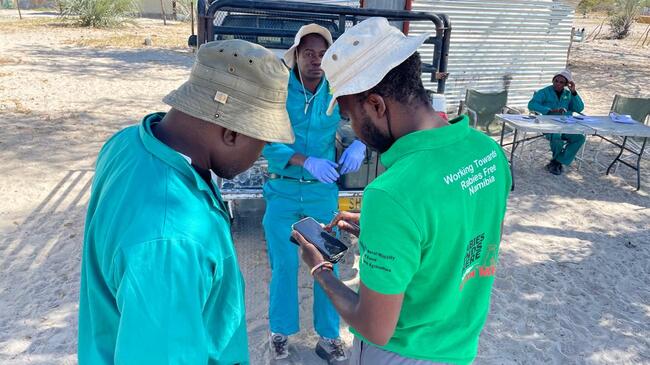 DVS Namibia data capturer using the GARC app
