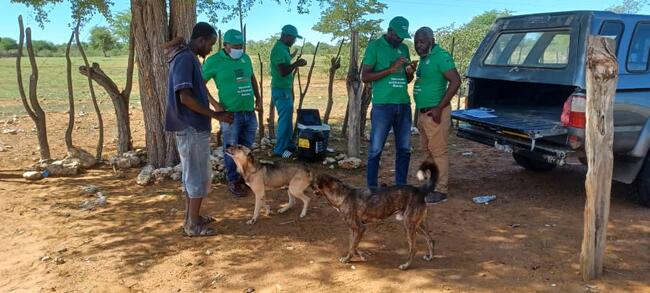 GARC Rabies Vaccination Tracker app being used in Namibia