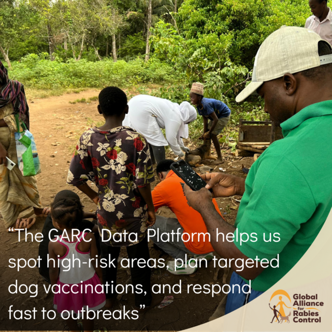 Zanzibar DLD vaccination using GARC app